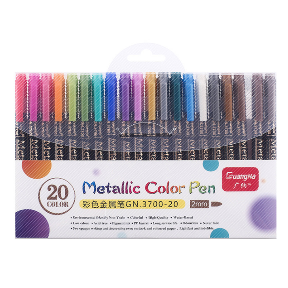 Bộ 20 Bút nhũ Metallic Color Pen GN.3700 - 20