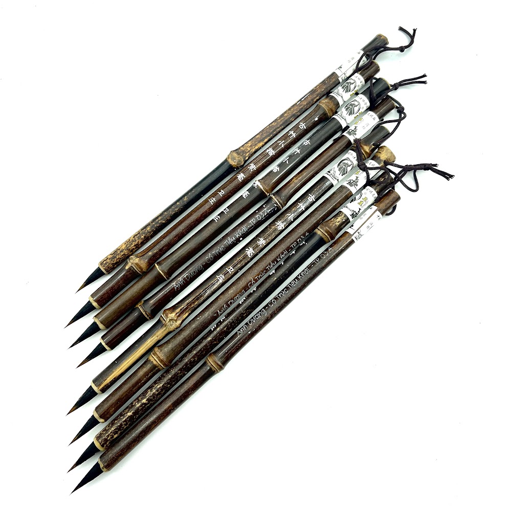 TP03.4 Cổ trúc Tiểu Khải (bút thư pháp Tử hào)