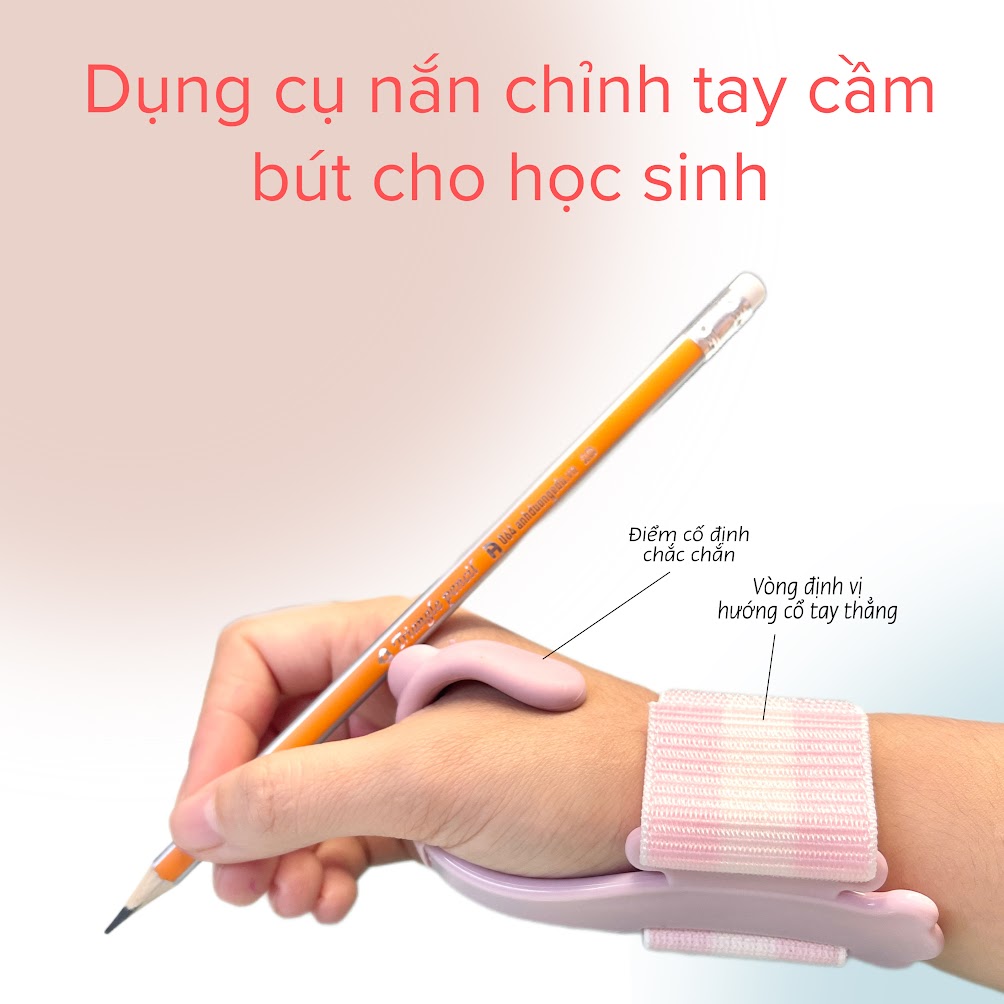 Dụng cụ điều chỉnh tay cầm bút giúp cổ tay thẳng cho trẻ