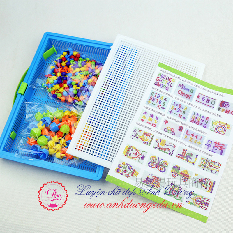Đồ chơi trí tuệ trồng nấm Creative Mosaic 296 chi tiết