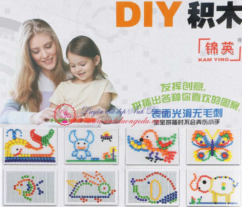 Đồ chơi trí tuệ trồng nấm DIY 92 chi tiết