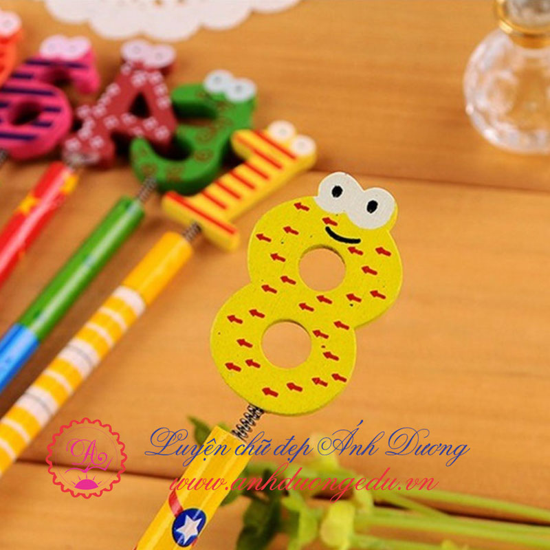 Bút chì 2D hình số