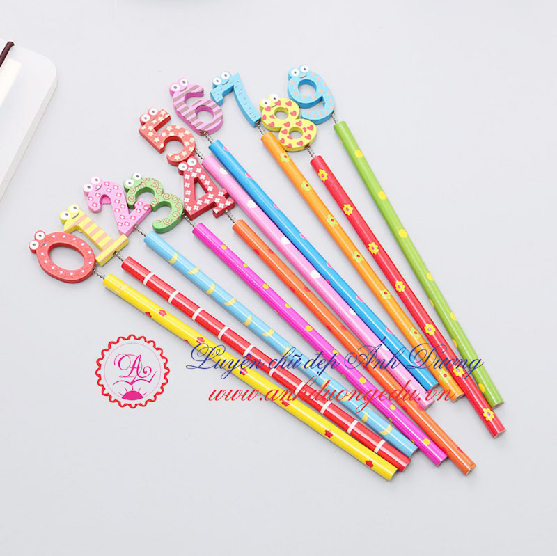 Bút chì 2D hình số
