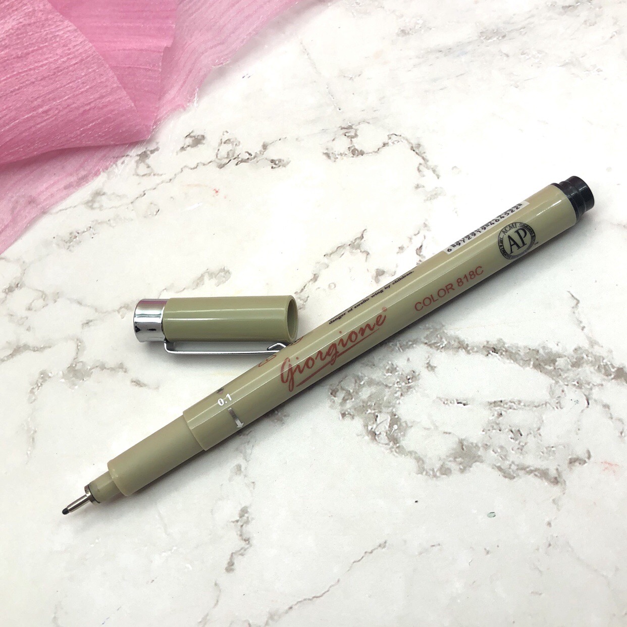 Bộ bút đen đi viền kháng nước 3 chiếc