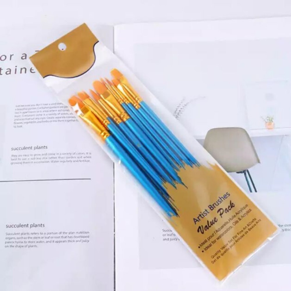 Bộ cọ vẽ màu nước 10 chi tiết (1)