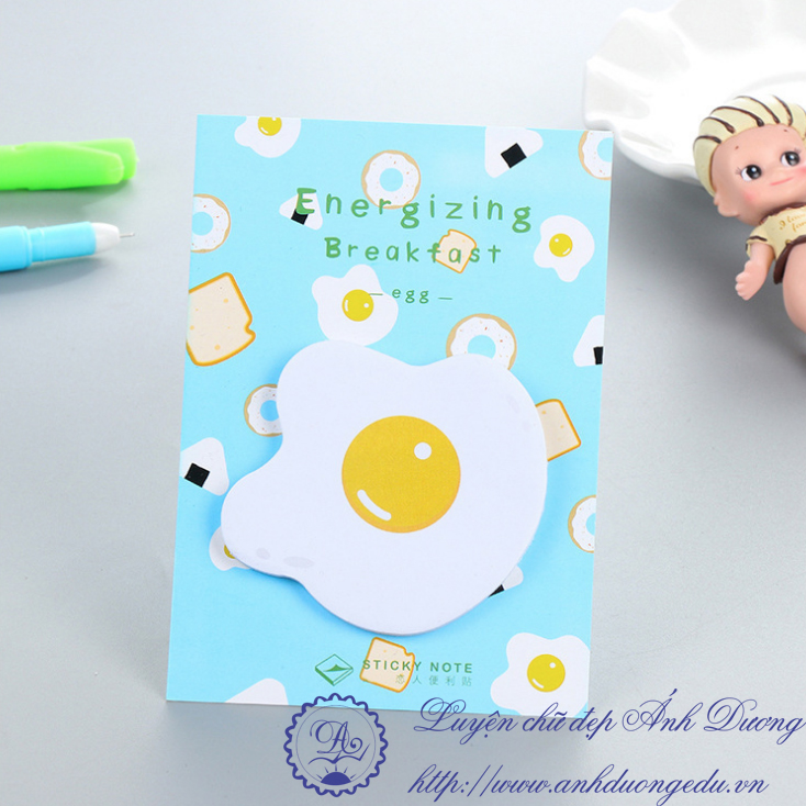 Giấy note Breakfast