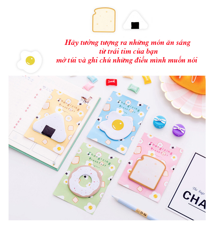 Giấy note Breakfast
