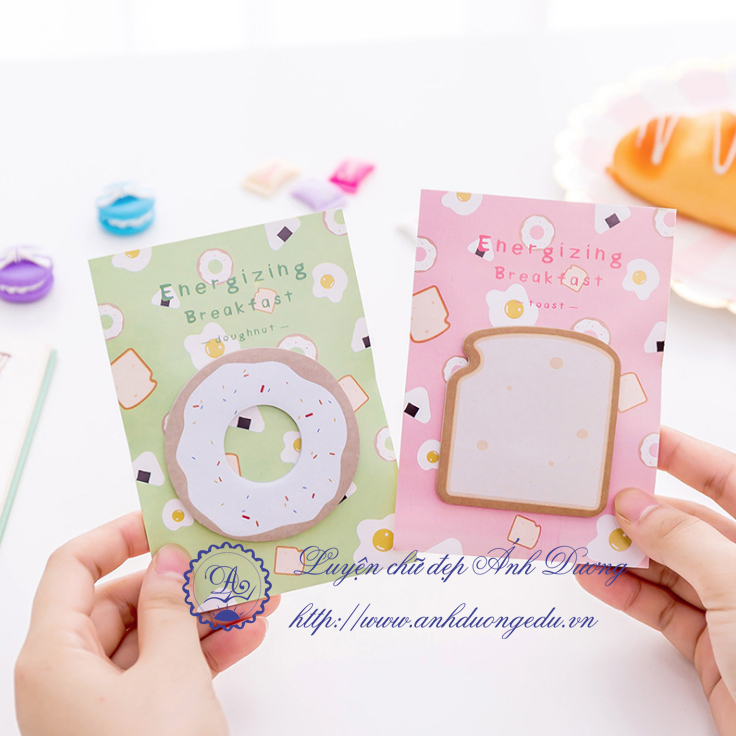 Giấy note Breakfast
