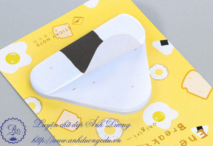 Giấy note Breakfast