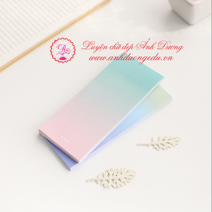 Giấy note cầu vồng Ou Han