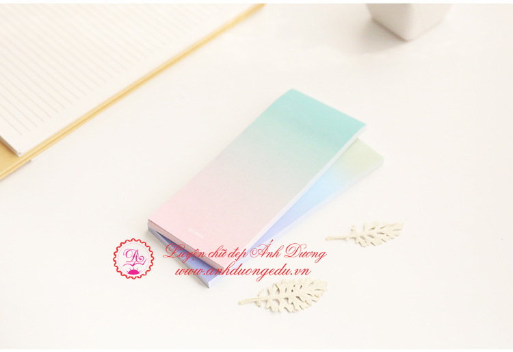 Giấy note cầu vồng Ou Han