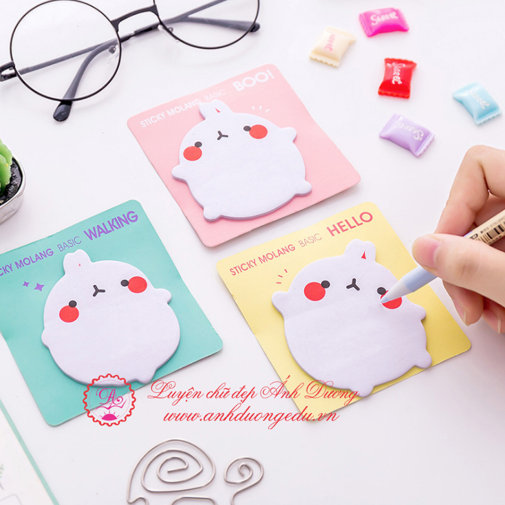 Giấy note sticky molang