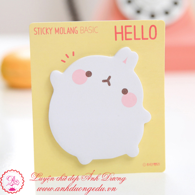 Giấy note sticky molang