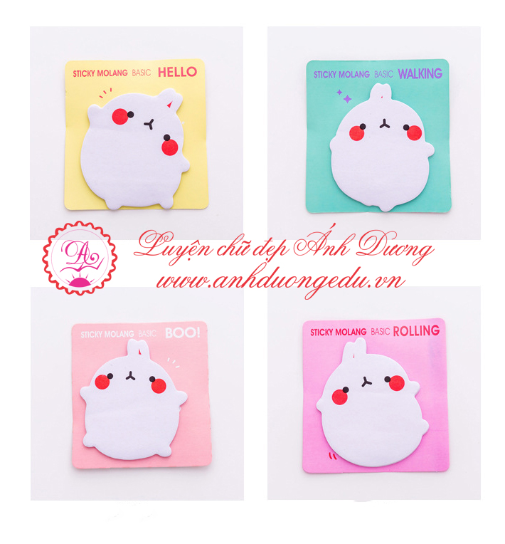 Giấy note sticky molang