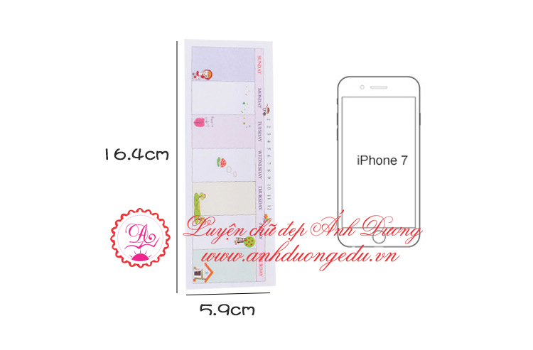 Giấy Note thời gian biểu