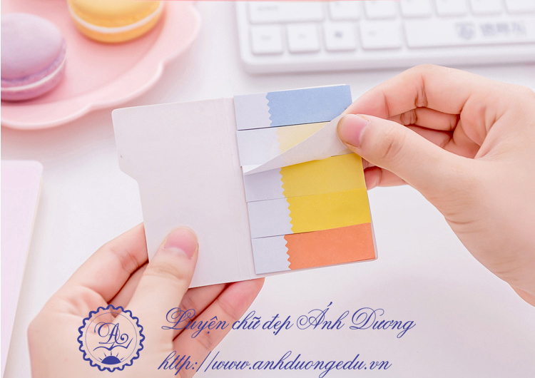 Giấy Sticky Notes 5 thẻ 5 màu Junbei JB008