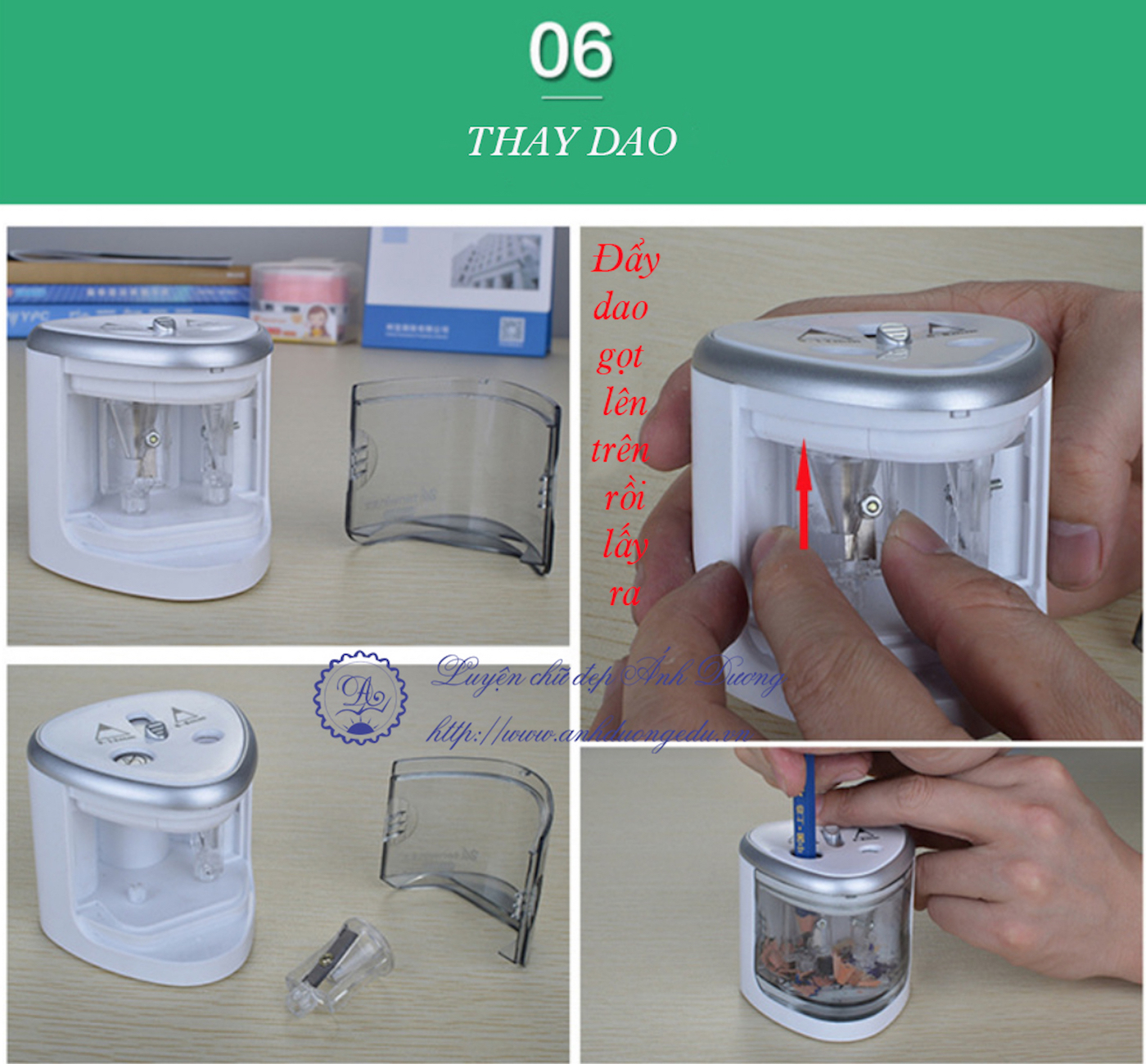 Gọt chì tự động chạy pin 2 lỗ Tenwin