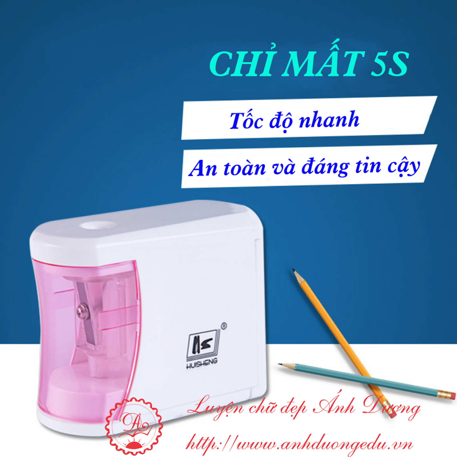 Gọt chì tự động chạy pin Huisheng