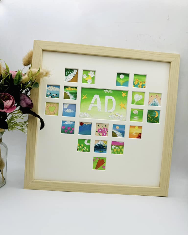 Khung tranh trái tim