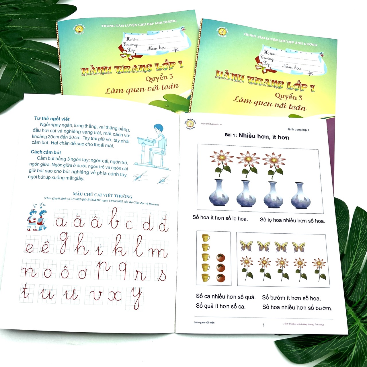 Vở Mầm non - Q3: làm quen với toán