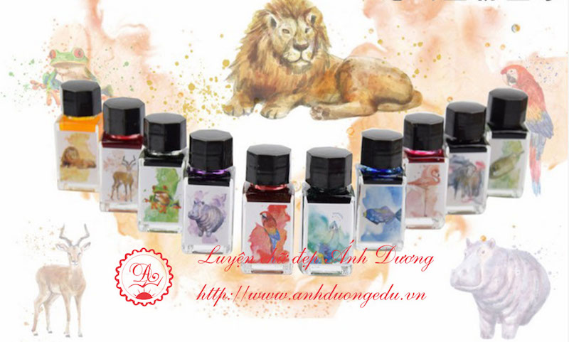 Mực kim tuyến con vật 20ml
