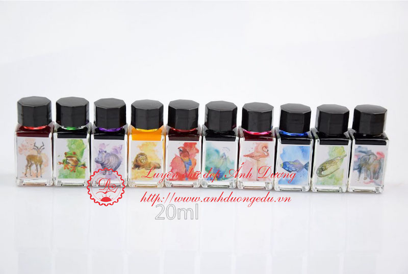 Mực kim tuyến con vật 20ml