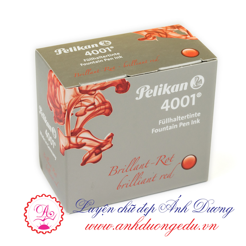 Mực lọ Pelikan - đỏ