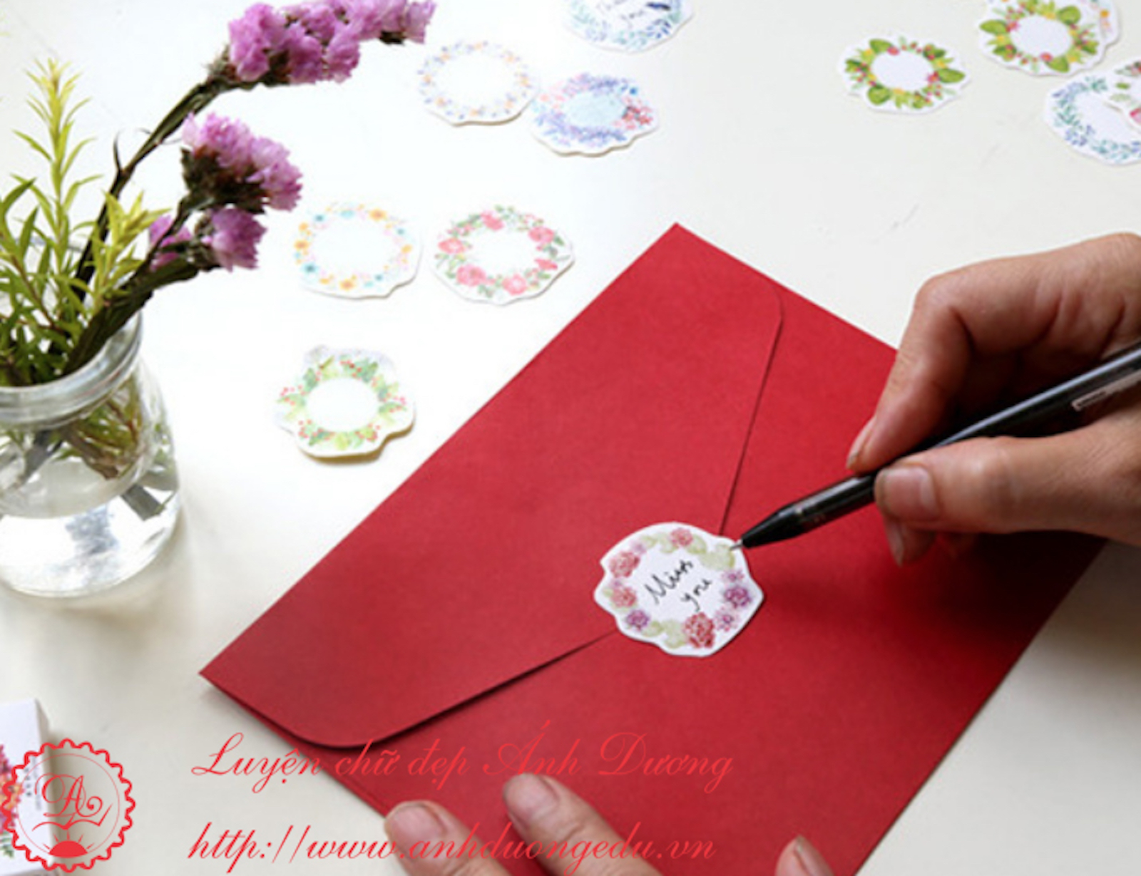 Giấy note hình hoa