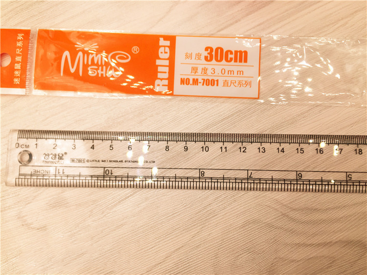 Thước kẻ M7001 30cm