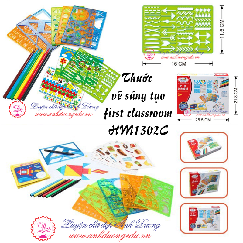 Thước vẽ sáng tạo First Classroom