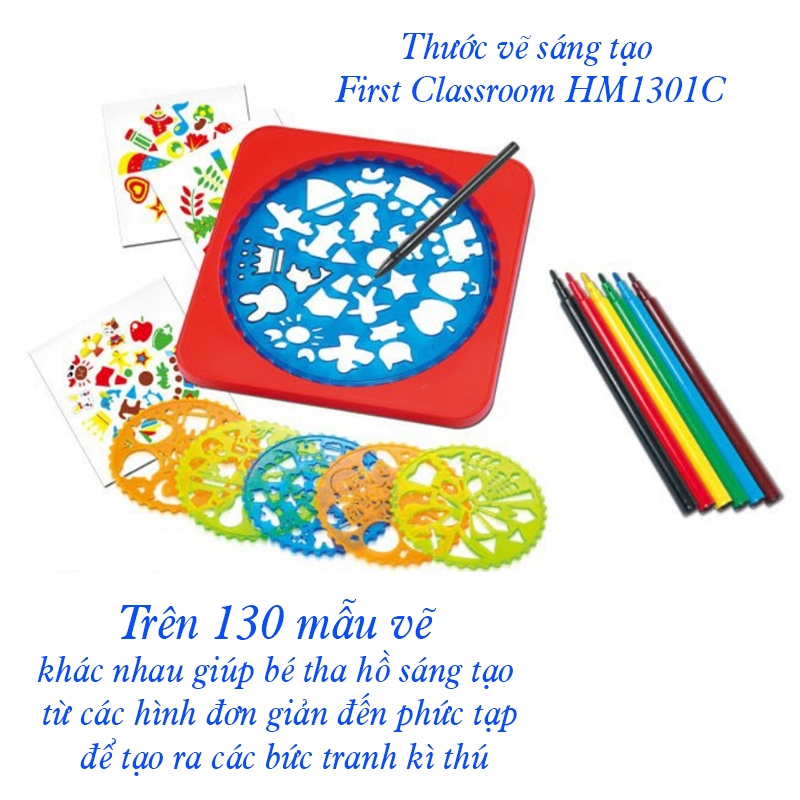 Thước vẽ sáng tạo First Classroom