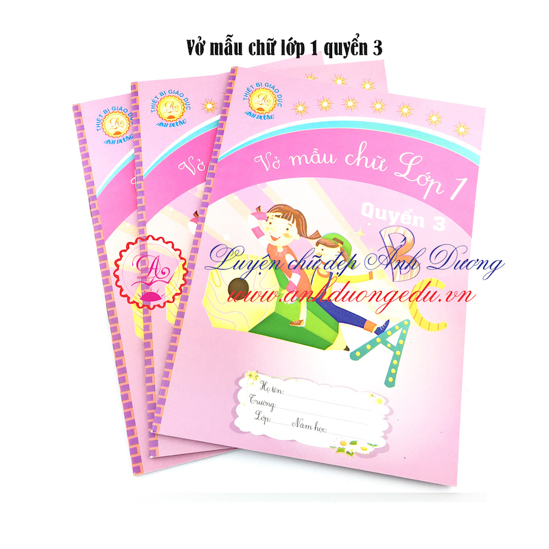 Vở mẫu chữ lớp 1 (Quyển 2)