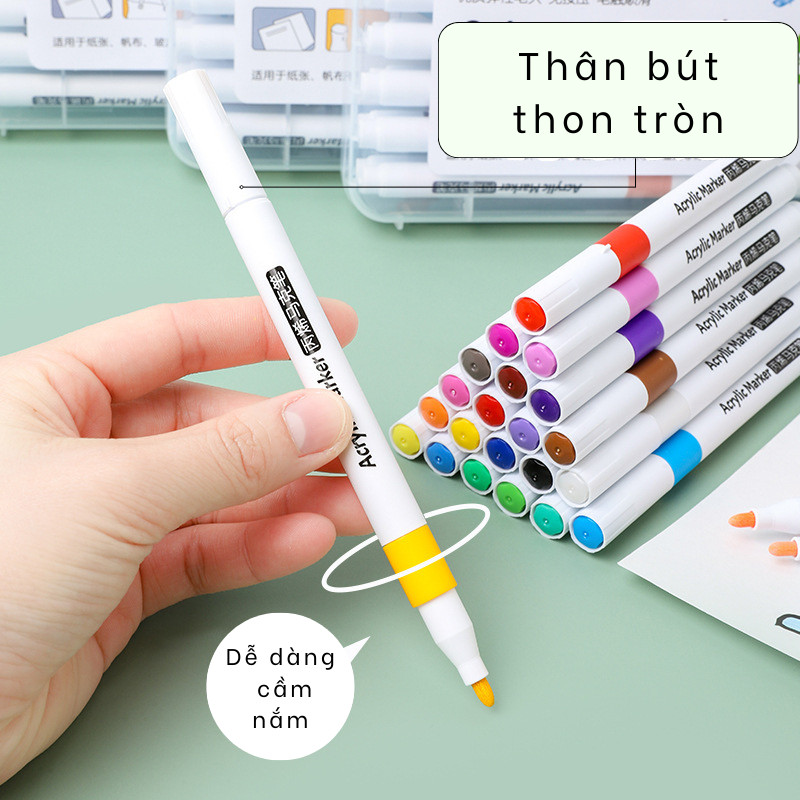 Bộ bút acrylic N206 - 24 màu