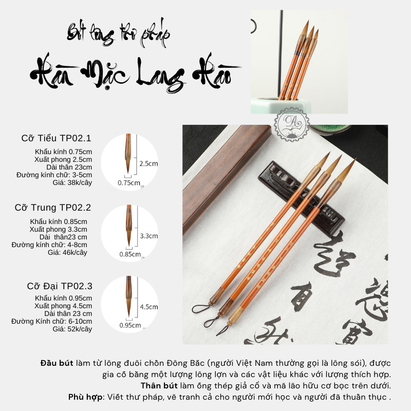 TP02.2 Hàn Mặc Lang Hào (Phút thư pháp cỡ trung)