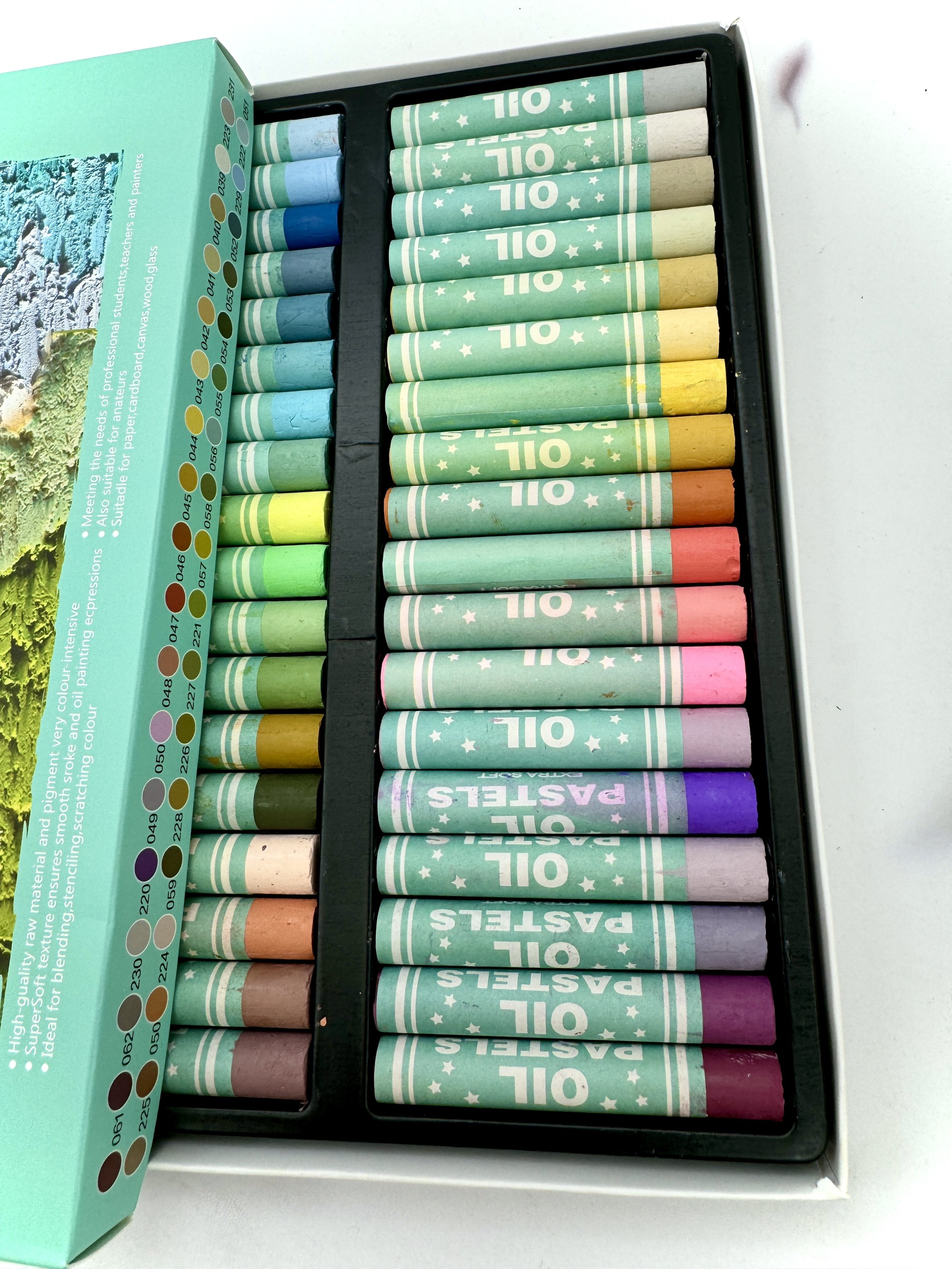 Màu sáp dầu Macaron Colors Siêu mềm 36 màu - OP236