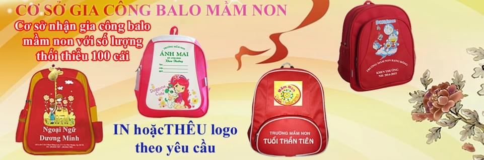 XƯỞNG MAY VÀ SẢN XUẤT CÁC SẢN PHẨM BALO TÚI XÁCH MẦM NON TẠI HCM