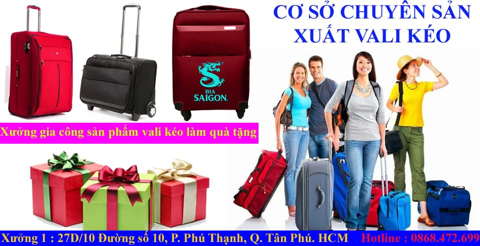 Xương sản xuât vali quà tặng