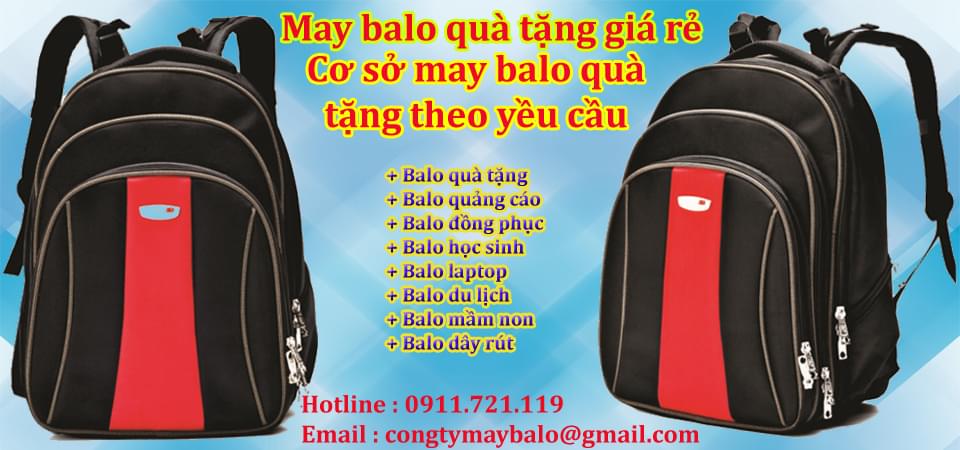 May balo quà tặng theu yêu cầu