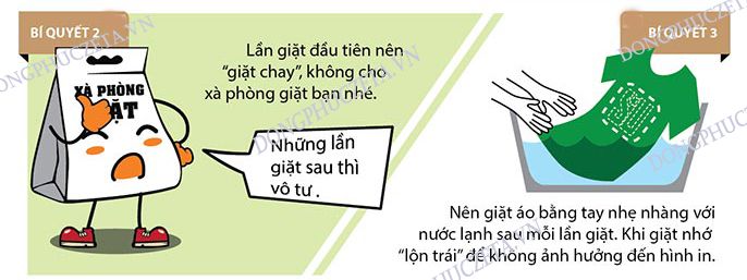 Mách Bạn Cách Bảo Quản Hình In Áo Phông đồng phục bán hàng hiệu quả