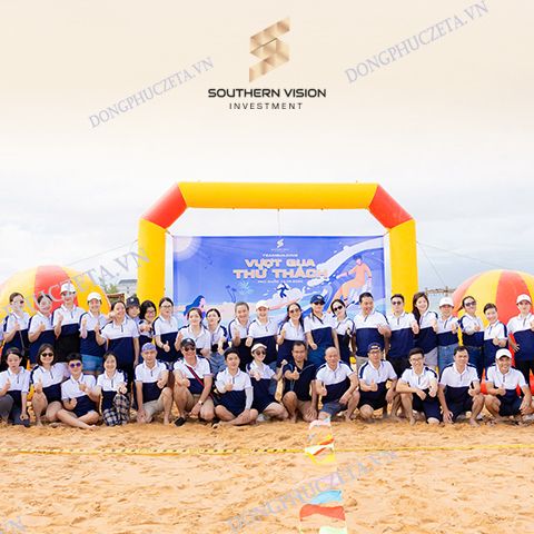 Mẫu Đồng Phục Teambuilding Công Ty Southern Vision Investment – Trẻ Trung, Hiện Đại Và Thoải Mái