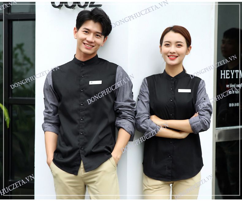 đồng phục nhà hàng hàn quốc đẹp
