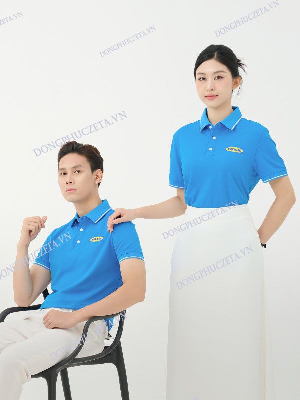 Áo thun đồng phục công ty màu ya đậm