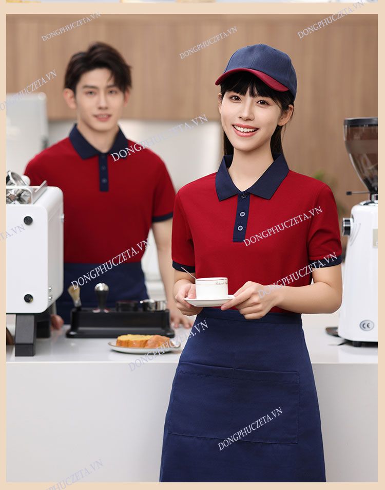 xu hướng áo phông đồng phục nhà hàng