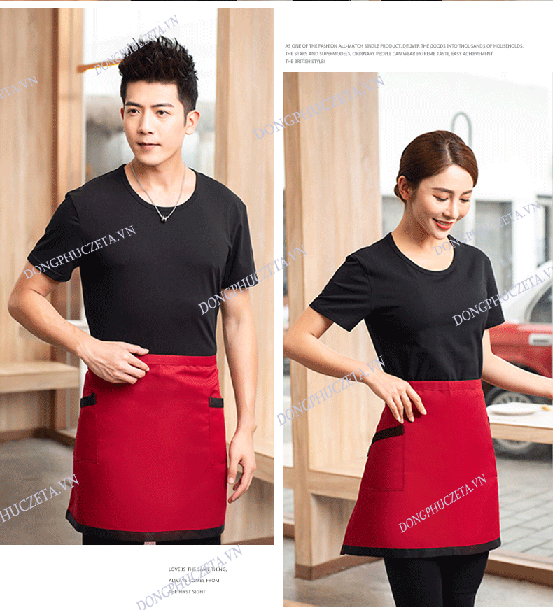 đồng phục nhân viên quán cafe