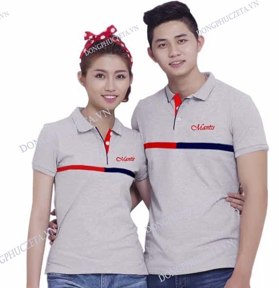 Đồng Phục Màu Xám Pha Phối