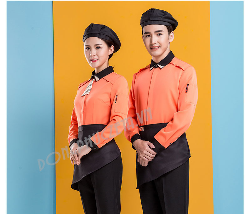 may áo sơ mi đồng phục nhà hàng tại Nam Định