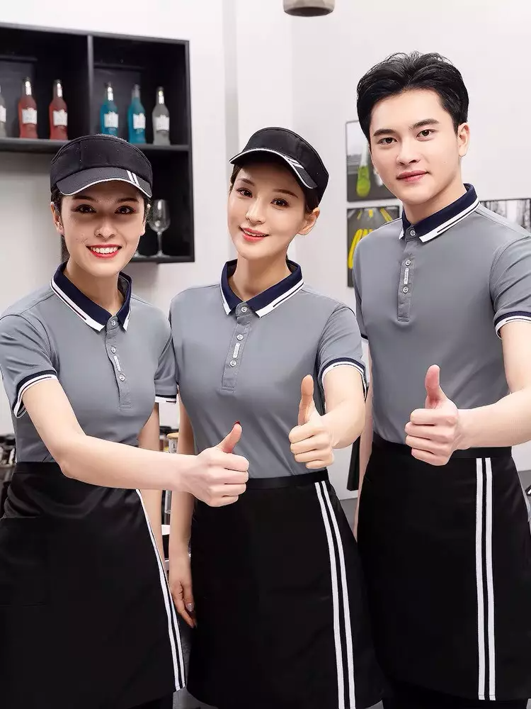 đồng phục nhà hàng kaki