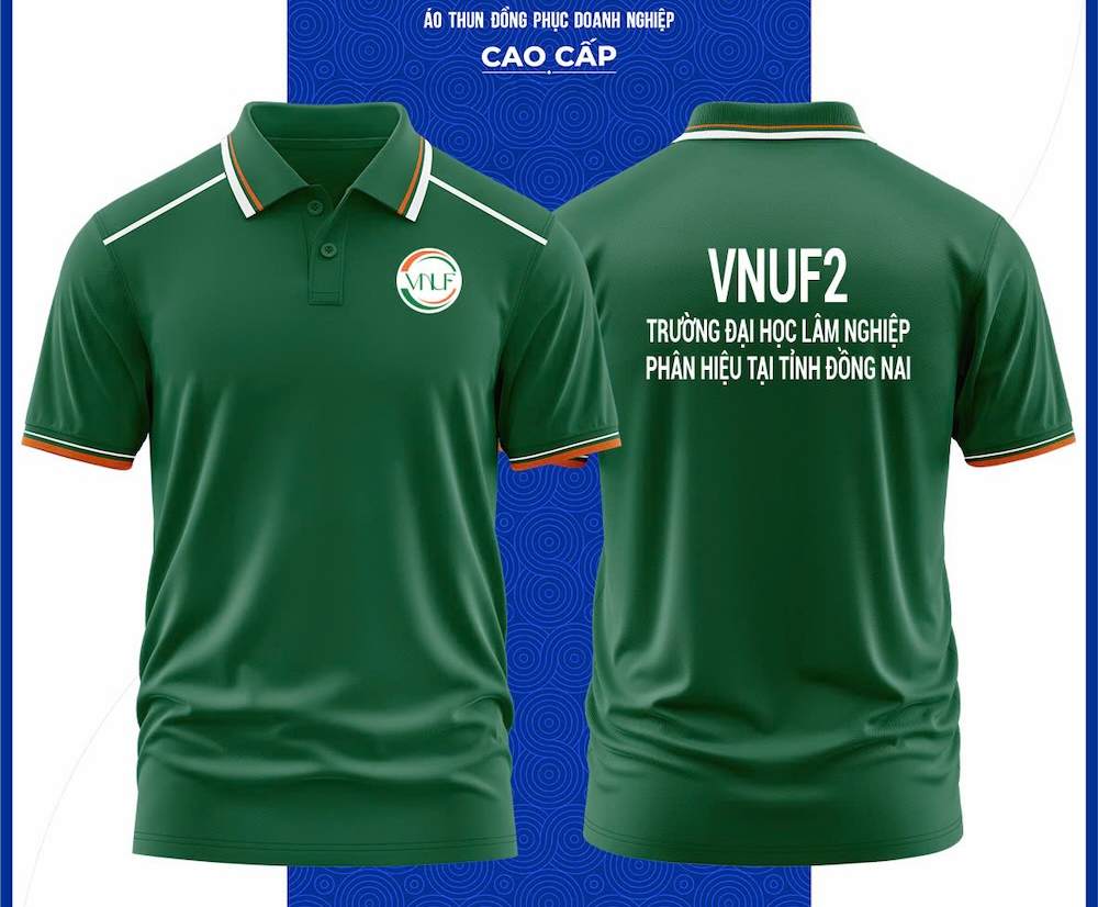  Áo Thun Đồng Phục màu xanh lá cây