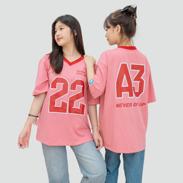 đồng phục lớp màu hồng