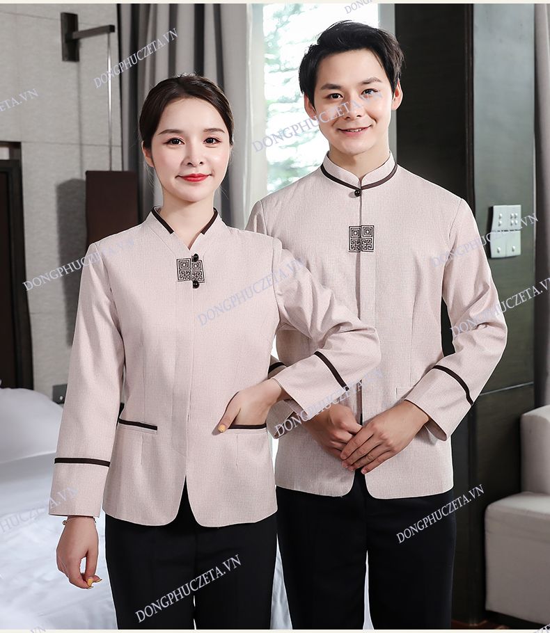 đồng phục buồng khách sạn đẹp